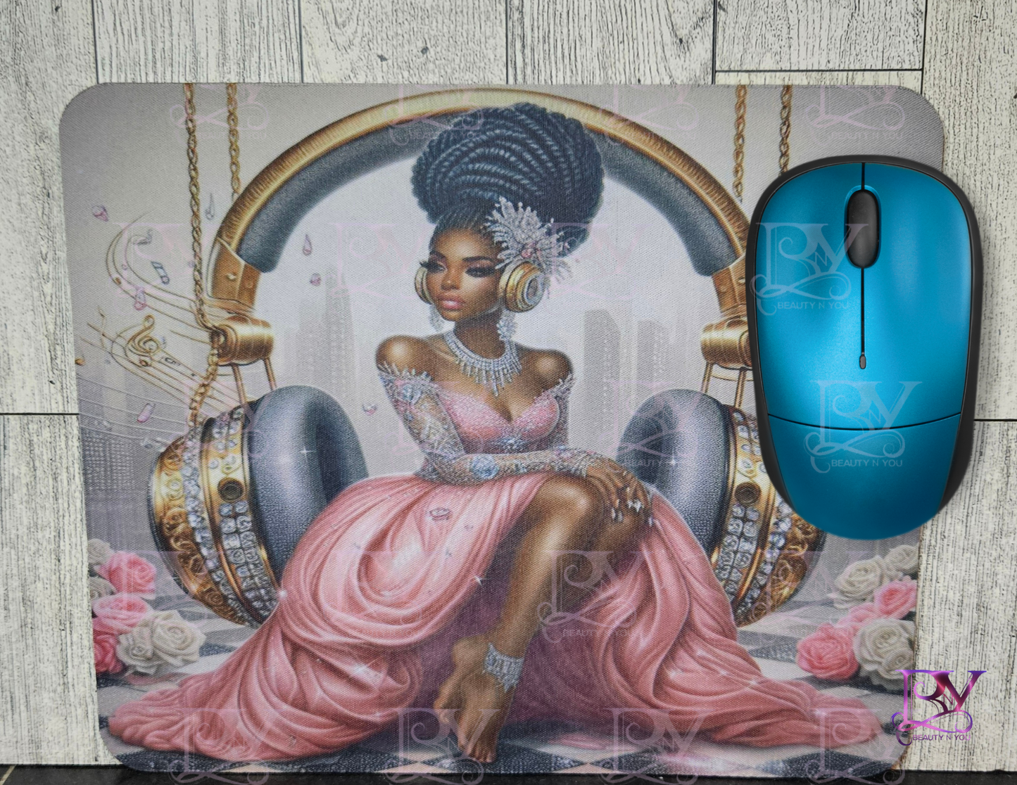 Rock'n Solo (Pink) Mousepad