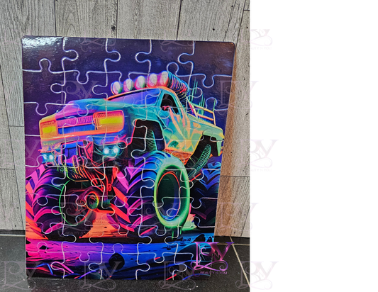 Monster Truck (Neon) 40 pc Puzzle