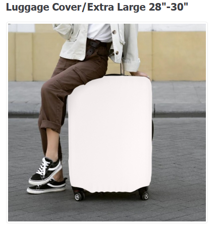 Custom Suitcase Cover
