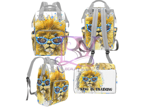 King in Training Personalized Baby Diaper bags